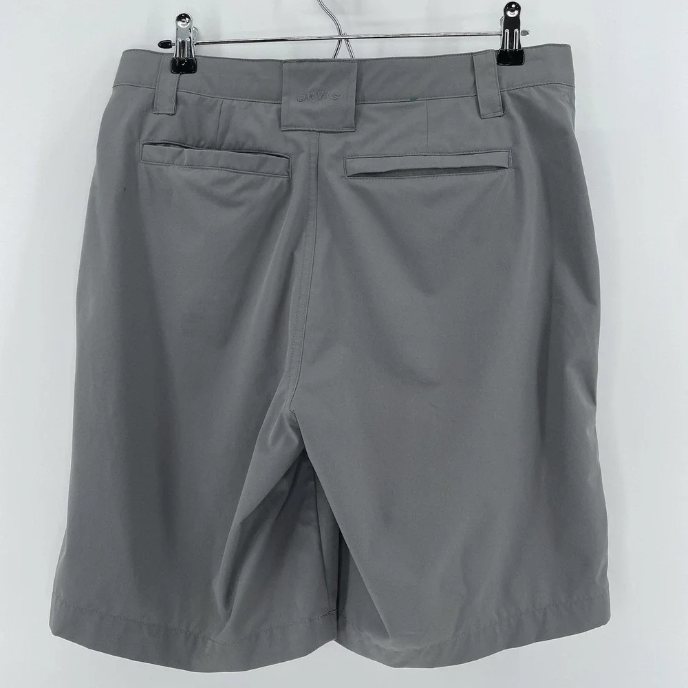 Orvis Men's Outdoor Utility Shorts Gray 32 Travel Fishing Hike Outdoor